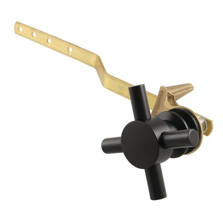 Kingston Brass KTDX0 Front Mount Toilet Tank Lever, Matte Black KTDX0